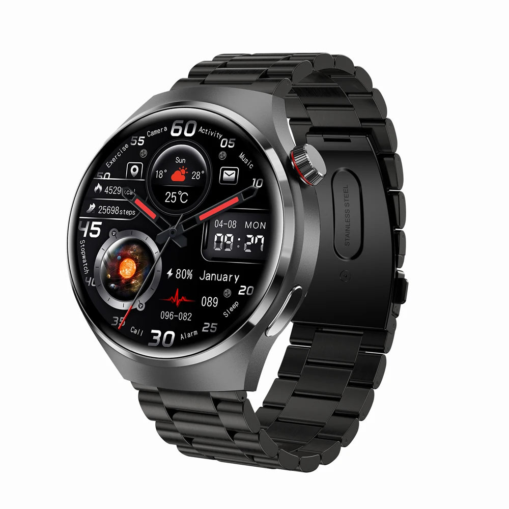 Smart Watch Gt4Pro Step Counting Distance Tracking Wireless Call Smart Watch Sleep Monitoring Full Touch Sports Smart Watch Male