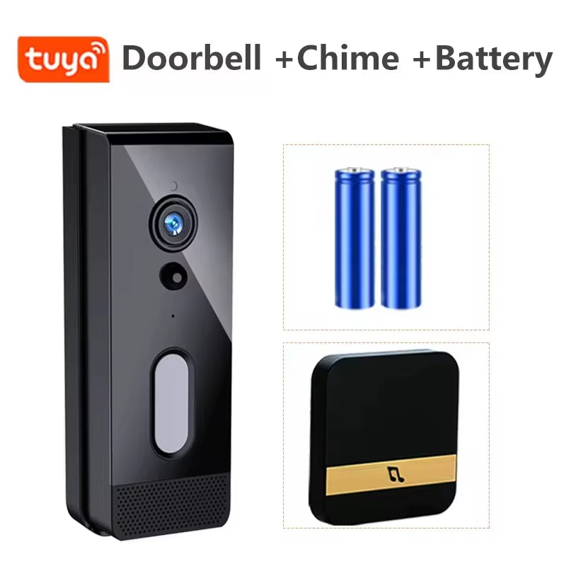 Tuya Wifi Doorbell Camera 1080P Outdoor IP65 Waterproof Wireless Video Intercom Smart Home Door Bell Alexa Google Apartment