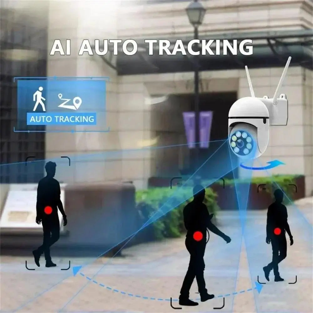 YCC365 plus Wifi Camera Outdoor AI Human Detect Wireless Surveillance Camera Security Protection CCTV with 1080P IP Camera