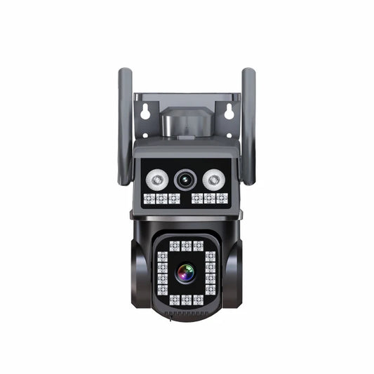 8MP Wirelees PTZ Camera 8MP Outdoor Dual Lens WIFI Camera AI Tracking Security Protection CCTV Surveillance Camera AI Tracking