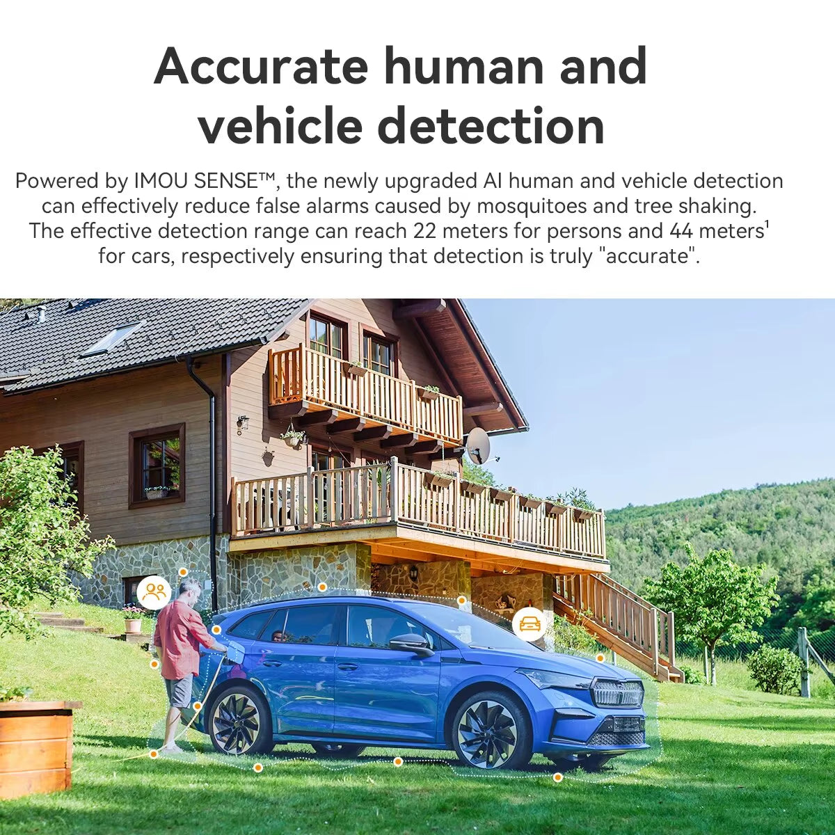 IMOU Dual Lens Outdoor Camera PT Camera Home Security IP Camera AI Human & Vehicle Detection Surveillance Camera 10 MP