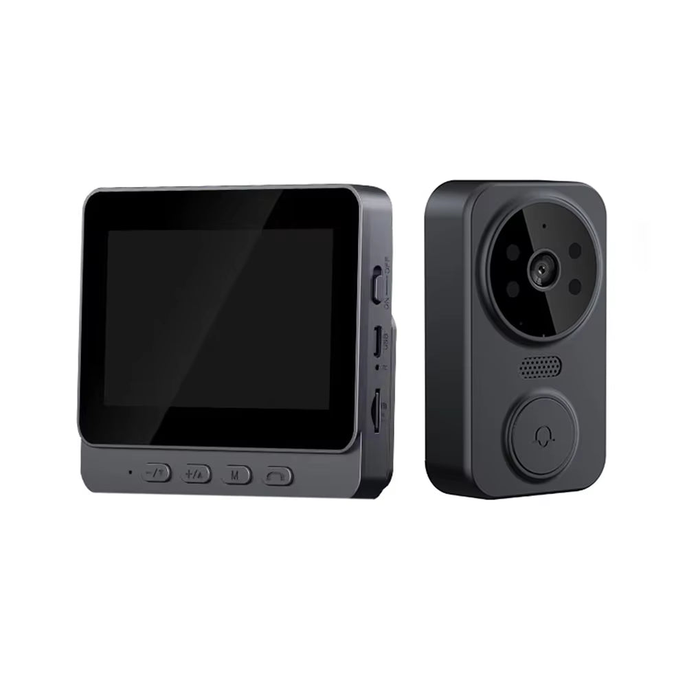 Wireless Doorbell with Camera Bundle Video Doorbell Night Vision Smart Intercom Doorbell Security Protection