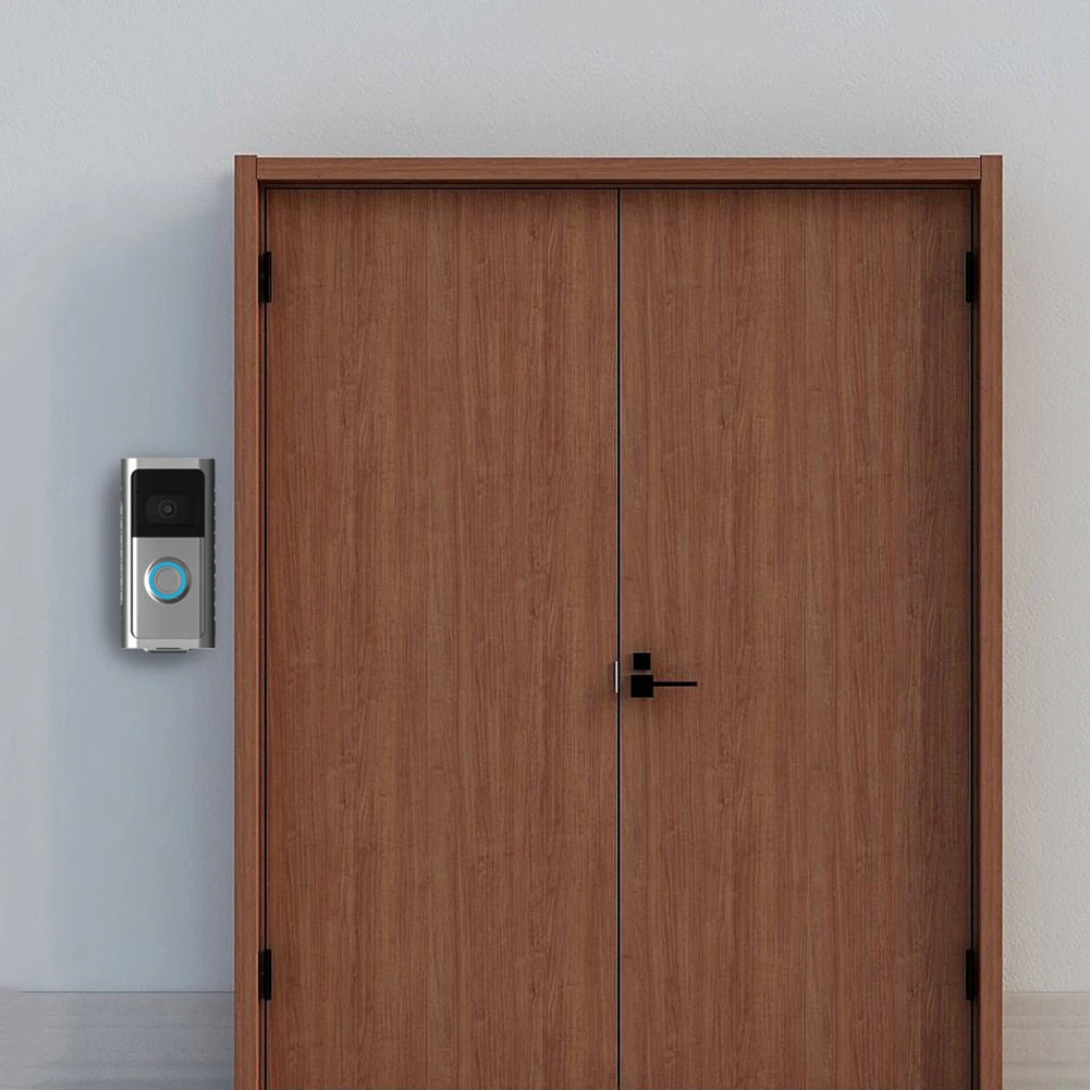 Anti-Theft Doorbell Mount Stainless Steel Video Doorbell Bracket Easy Installation for Ring Video Doorbell