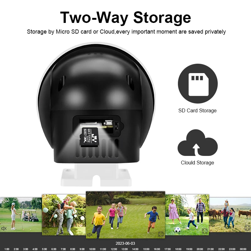 1080P PTZ Wifi Camera Ai Human Detection Auto Tracking CCTV Video Surveillance Camera Wifi Security IP Camera