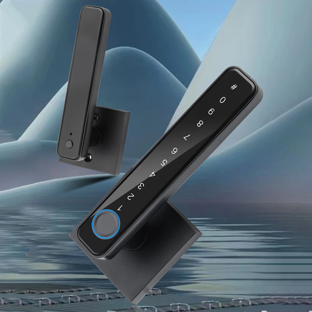 Tuya /Ttlock Wifi Electronic Smart Door Lock Biometric Fingerprint Unlock Intelligent Password Lock Keyless Entry for Smart Home