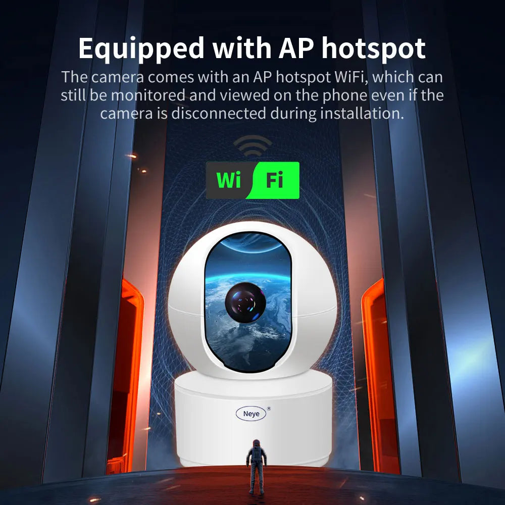Neye 8MP/4K S5 Wifi Home Security Indoor Camera AI Automatic Tracking and Detection PTZ IP Camera CCTV Security Camera