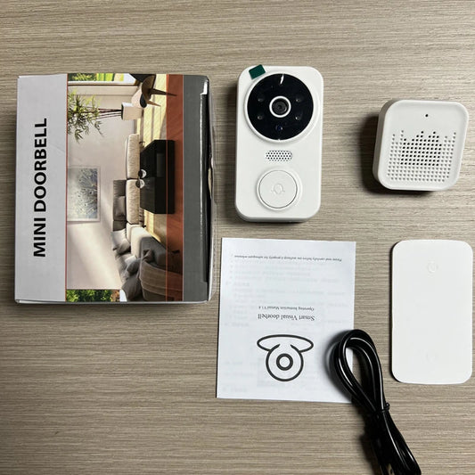 Wifi Smart Video Doorbell Camera Night Vision Wireless Visual Intercom Doorbell Intelligent Doorbell Indoor Outdoor Surveillance