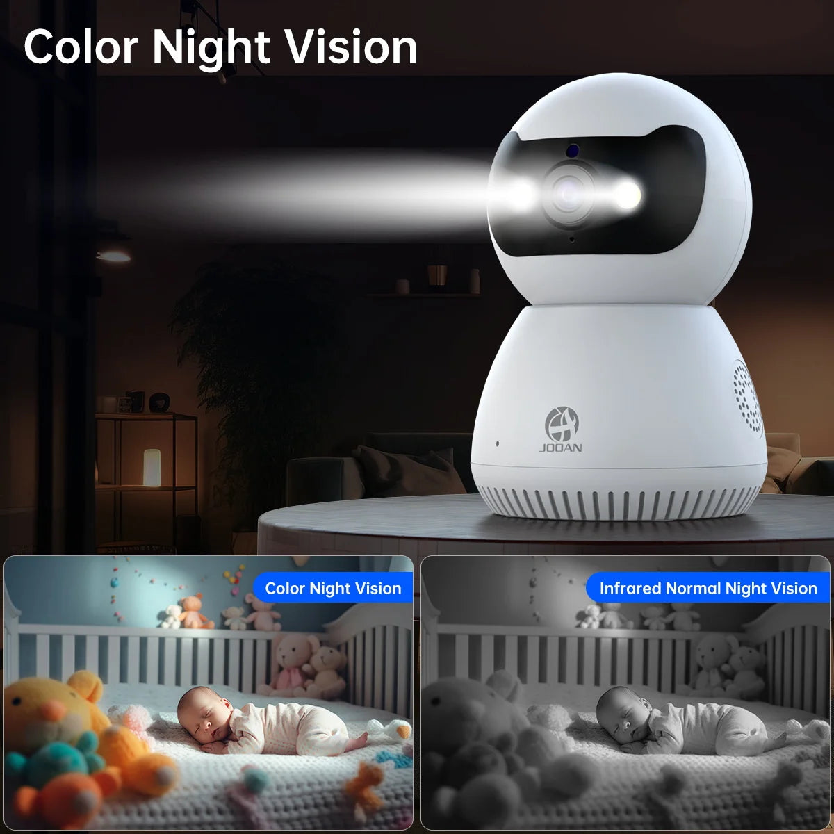 JOOAN 5MP 3MP IP Camera 5G Wifi Smart Home Indoor Wireless IP Surveillance Camera CCTV Camera AI Tracking Security Baby Monitor