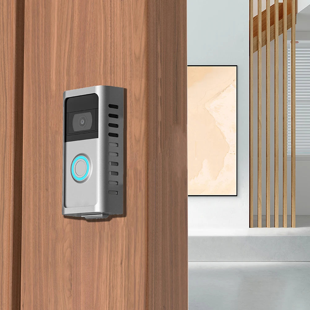 Anti-Theft Doorbell Mount Stainless Steel Video Doorbell Bracket Easy Installation for Ring Video Doorbell