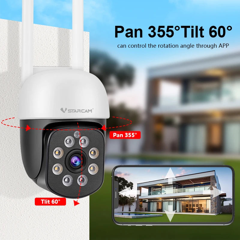 1080P PTZ Wifi Camera Ai Human Detection Auto Tracking CCTV Video Surveillance Camera Wifi Security IP Camera
