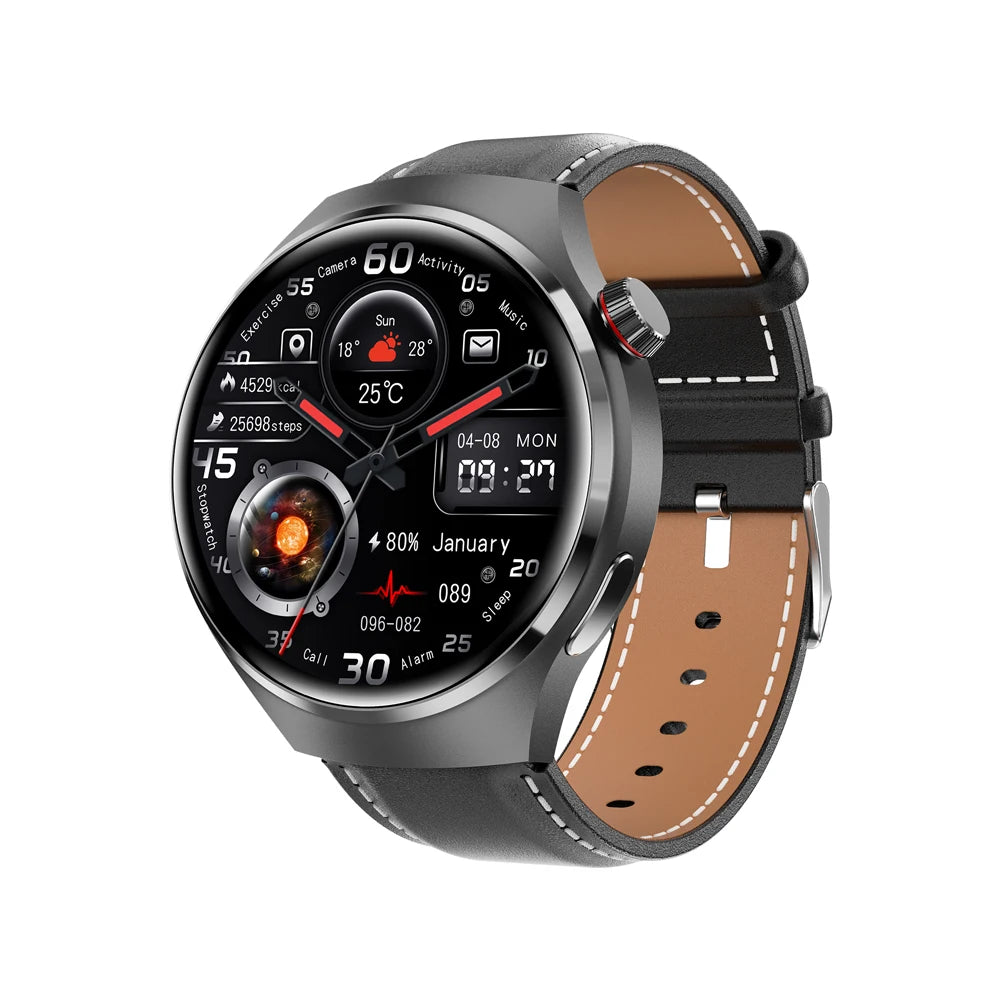 Smart Watch Gt4Pro Step Counting Distance Tracking Wireless Call Smart Watch Sleep Monitoring Full Touch Sports Smart Watch Male