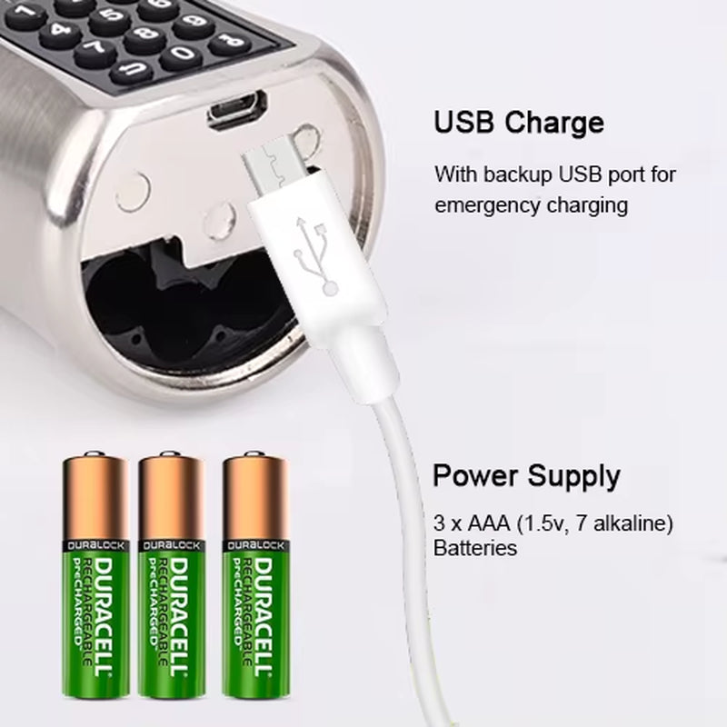Bluetooth Cylinder Lock TT Lock Password Card Electronic Smart Door Lock Digital Keypad Code Keyless Lock Home Airbnb